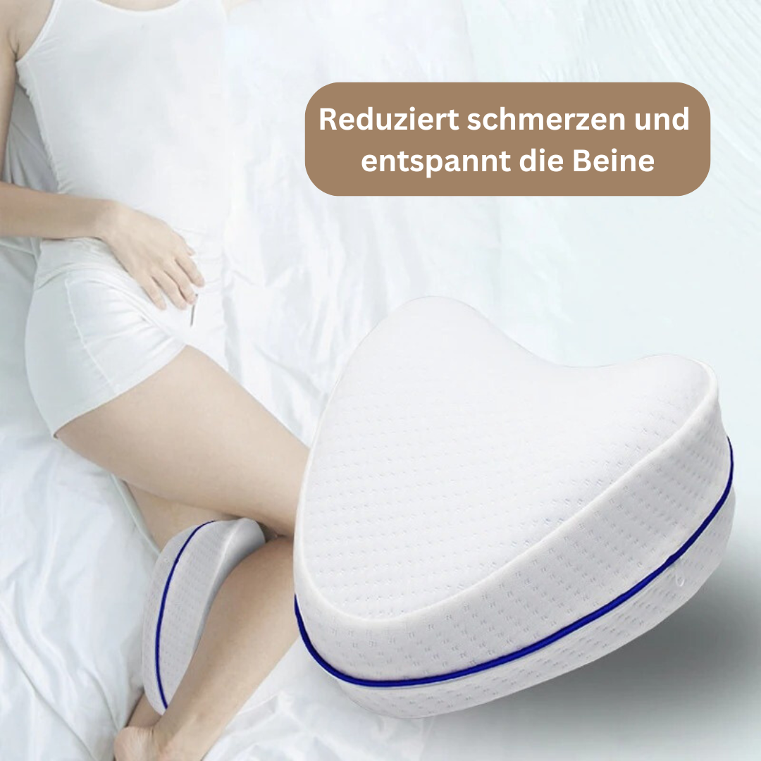 Orthopädisches Kniekissen | Seitenschläfer mit Memory-Foam