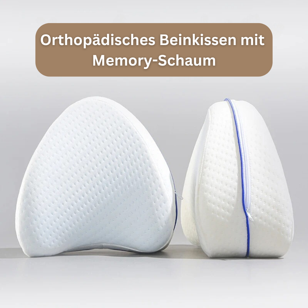 Orthopädisches Kniekissen | Seitenschläfer mit Memory-Foam